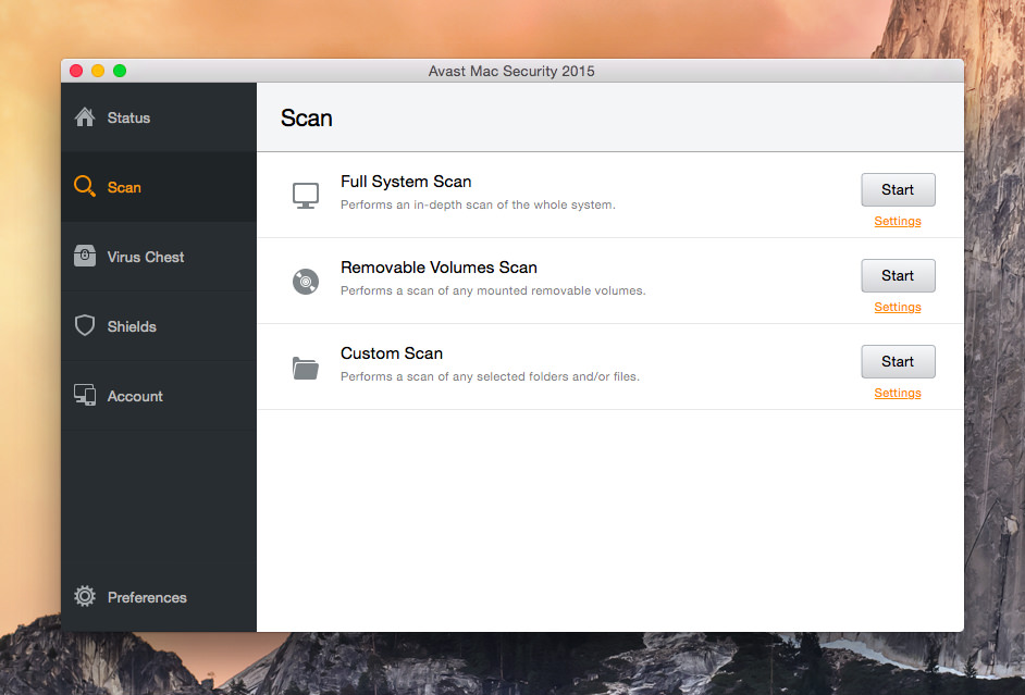avast free antivirus features for mac